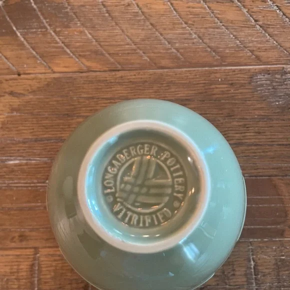 Longaberger Woven Traditions Sage 4" Entertaining Bowl - Picture 4 of 6